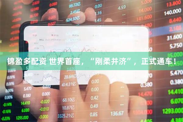 锦盈多配资 世界首座，“刚柔并济”，正式通车！